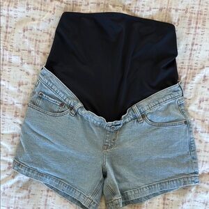 Abercrombie Maternity Jean Shorts